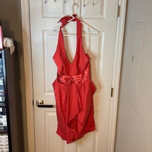 Torrid Vibrant Red Satin Dress